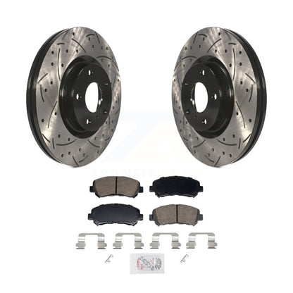 Coated Disc Rotors and Ceramic Brake Pads Kit-KDA-103018 - Kit.bestparts.ca