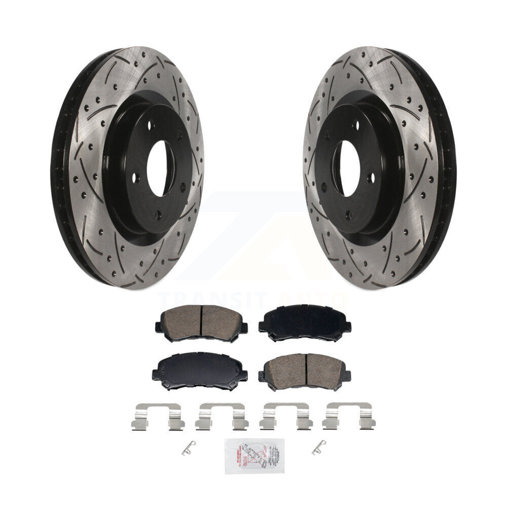 Coated Disc Rotors and Ceramic Brake Pads Kit-KDA-103046 - Kit.bestparts.ca Kit.bestparts.ca
