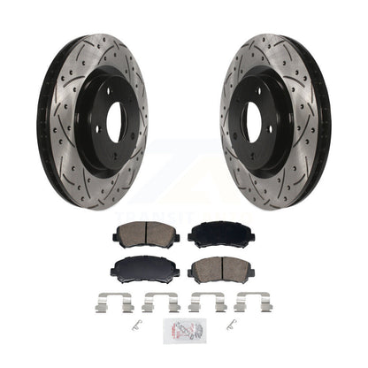 Coated Disc Rotors and Ceramic Brake Pads Kit-KDA-103046 - Kit.bestparts.ca