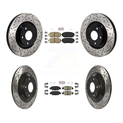Coated Disc Rotors and Ceramic Brake Pads Kit-KDA-103065 - Kit.bestparts.ca
