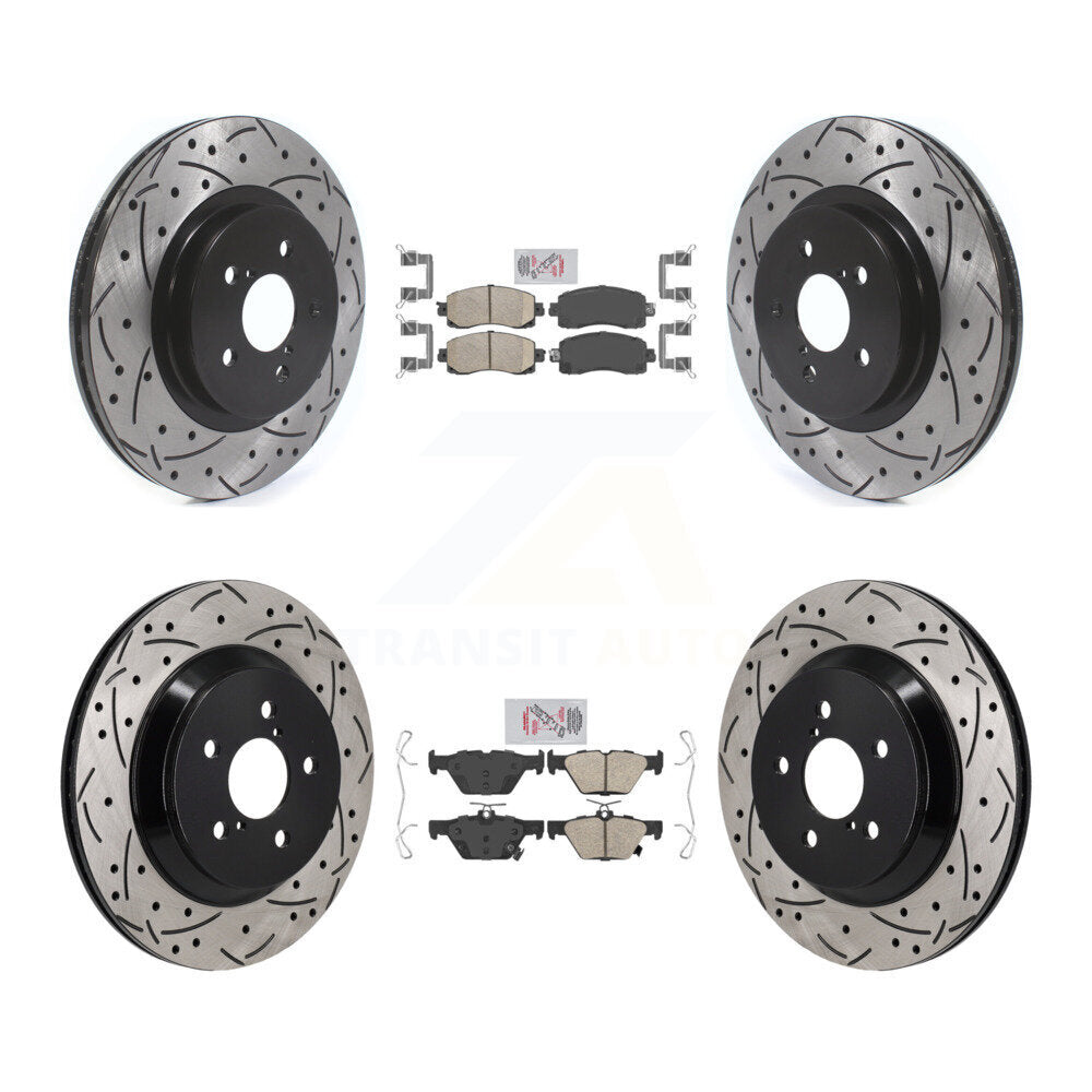 Coated Disc Rotors and Ceramic Brake Pads Kit-KDA-103136 - Kit.bestparts.ca Kit.bestparts.ca