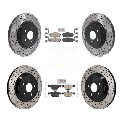 Coated Disc Rotors and Ceramic Brake Pads Kit-KDA-103136 - Kit.bestparts.ca