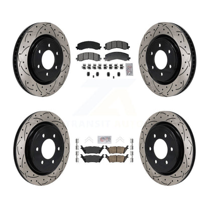 Disc Rotors and Semi-Metallic (Front) & Ceramic (Rear) Brake Pads Kit-KDA-103140 - Kit.bestparts.ca