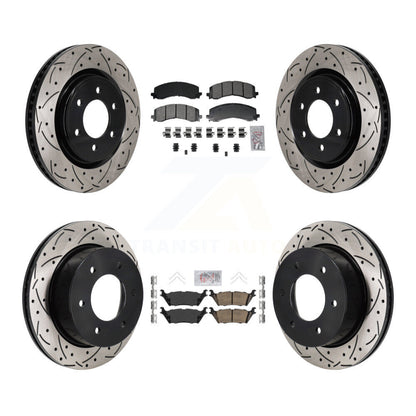 Disc Rotors and Semi-Metallic (Front) & Ceramic (Rear) Brake Pads Kit-KDA-103144 - Kit.bestparts.ca