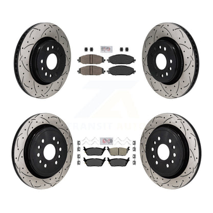 Disc Rotors and Semi-Metallic (Front) & Ceramic (Rear) Brake Pads Kit-KDA-103160 - Kit.bestparts.ca