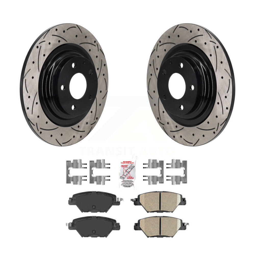 Disc Rotors and Ceramic Brake Pads Kit-KDA-103171 - Kit.bestparts.ca