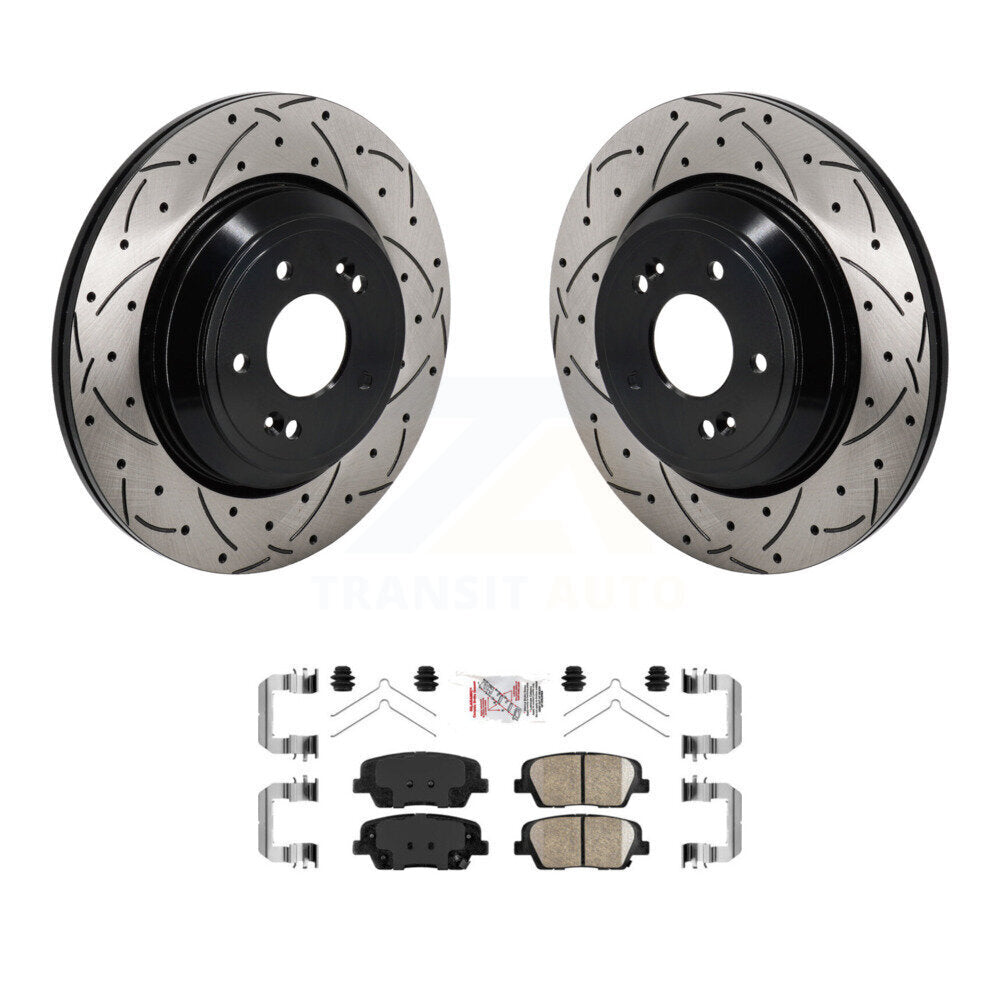 Disc Rotors and Ceramic Brake Pads Kit-KDA-103172 - Kit.bestparts.ca