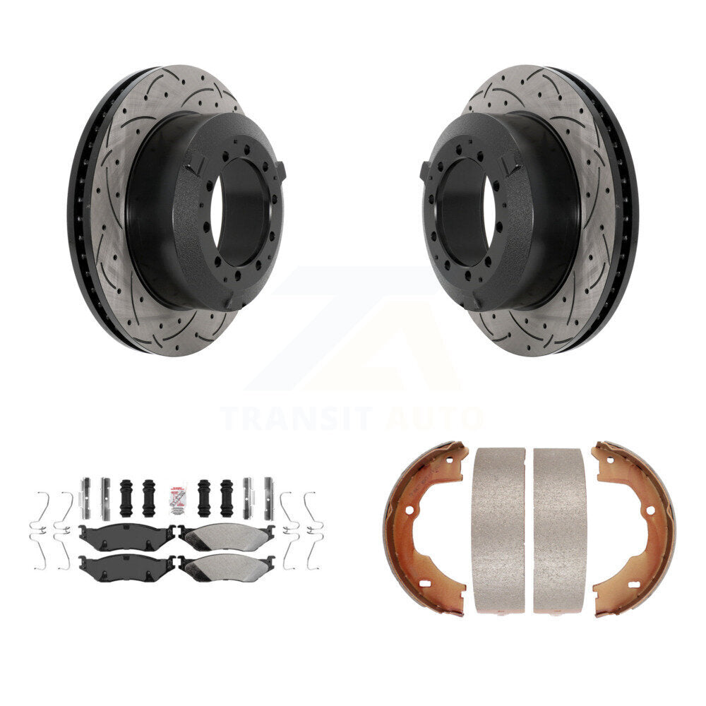 Coated Disc Rotors and Semi-Metallic Brake Pads Kit-KDA-103277 - Kit.bestparts.ca Kit.bestparts.ca