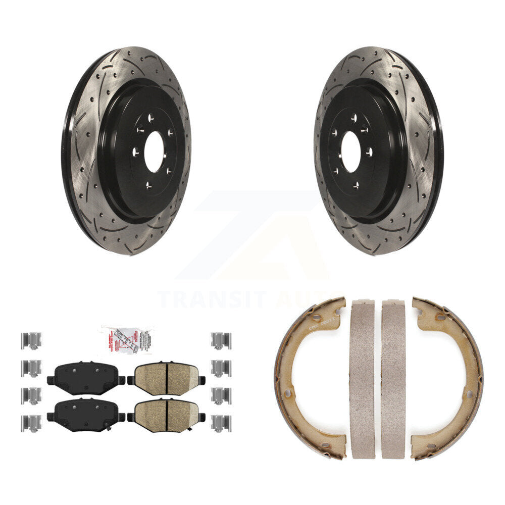 Coated Disc Rotors and Ceramic Brake Pads Kit-KDA-103325 - Kit.bestparts.ca