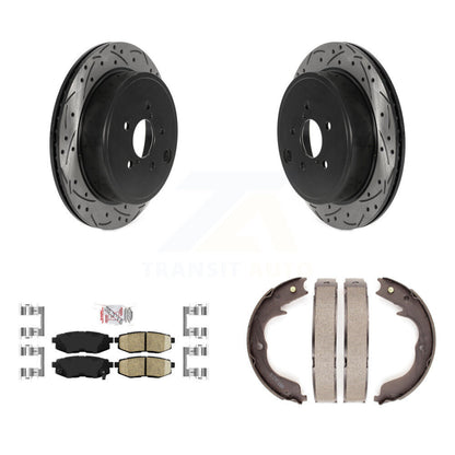 Coated Disc Rotors and Ceramic Brake Pads Kit-KDA-103365 - Kit.bestparts.ca
