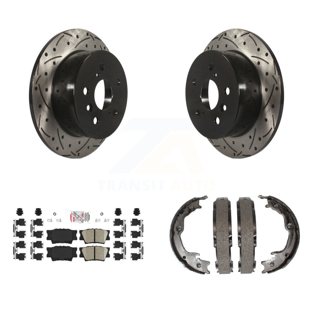 Coated Disc Rotors and Ceramic Brake Pads Kit-KDA-103373 - Kit.bestparts.ca