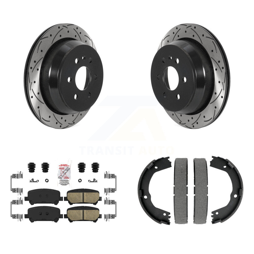 Coated Disc Rotors and Ceramic Brake Pads Kit-KDA-103385 - Kit.bestparts.ca