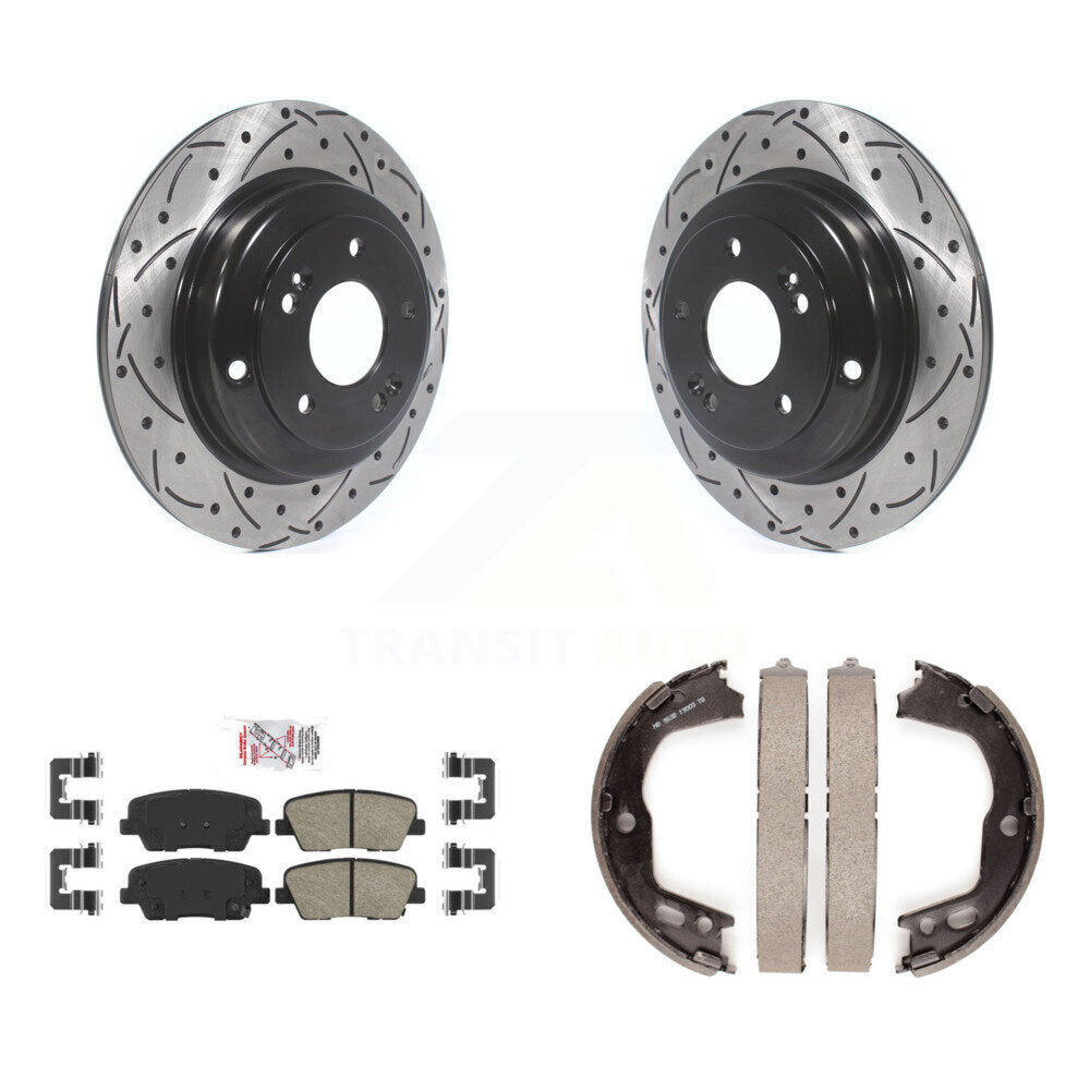 Coated Disc Rotors and Ceramic Brake Pads Kit-KDA-103392 - Kit.bestparts.ca