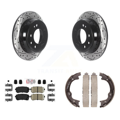 Coated Disc Rotors and Ceramic Brake Pads Kit-KDA-103411 - Kit.bestparts.ca