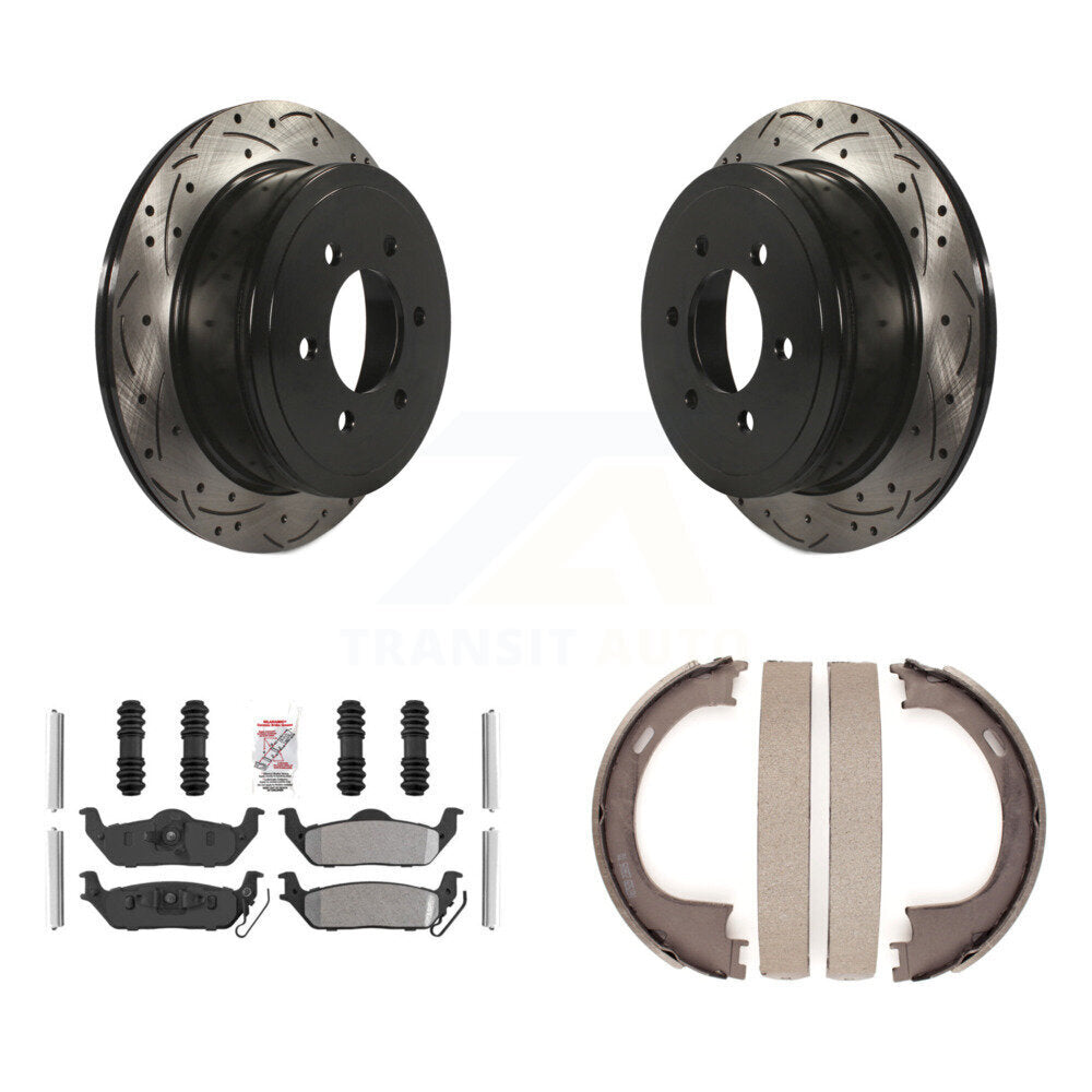 Coated Disc Rotors and Semi-Metallic Brake Pads Kit-KDA-103420 - Kit.bestparts.ca