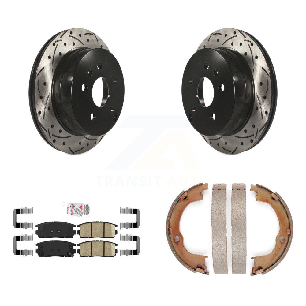 Coated Disc Rotors and Ceramic Brake Pads Kit-KDA-103453 - Kit.bestparts.ca