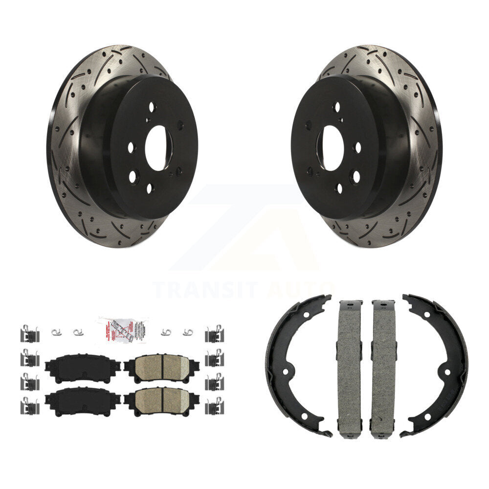 Coated Disc Rotors and Ceramic Brake Pads Kit-KDA-103456 - Kit.bestparts.ca
