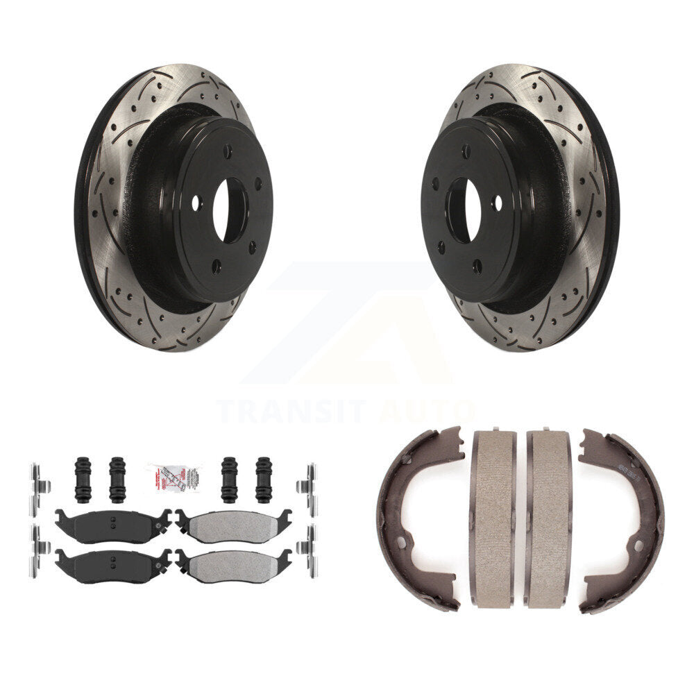 Coated Disc Rotors and Semi-Metallic Brake Pads Kit-KDA-103457 - Kit.bestparts.ca Kit.bestparts.ca
