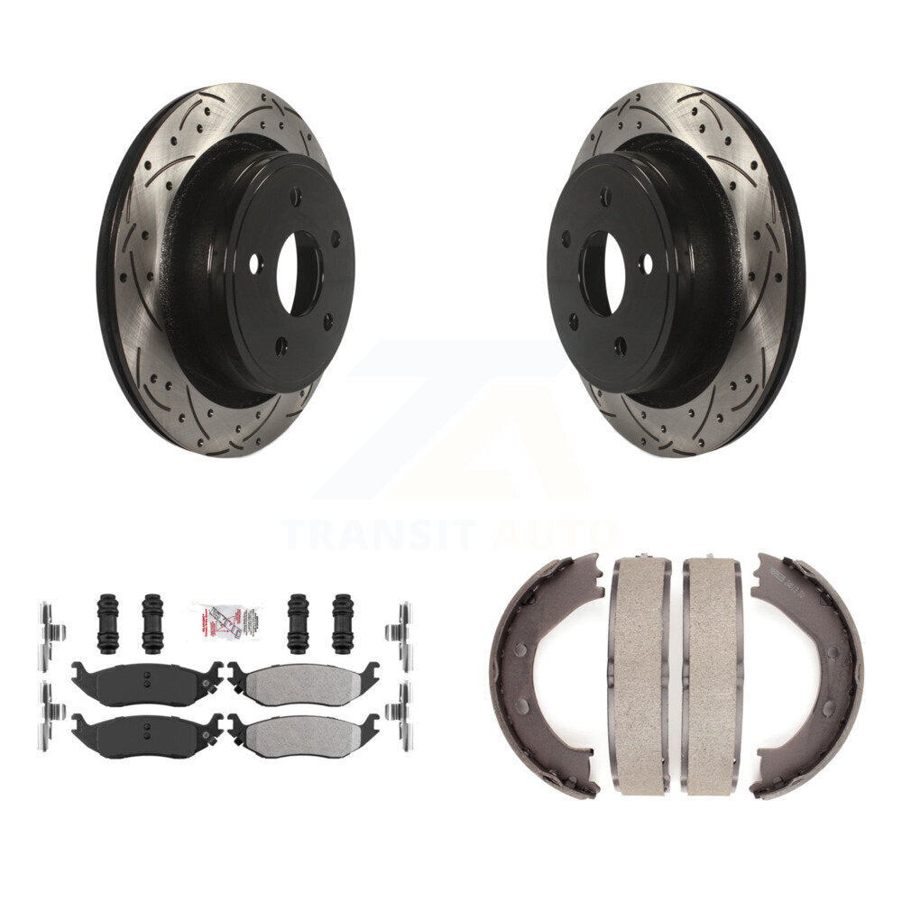 Coated Disc Rotors and Semi-Metallic Brake Pads Kit-KDA-103461 - Kit.bestparts.ca Kit.bestparts.ca