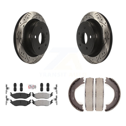Coated Disc Rotors and Semi-Metallic Brake Pads Kit-KDA-103461 - Kit.bestparts.ca