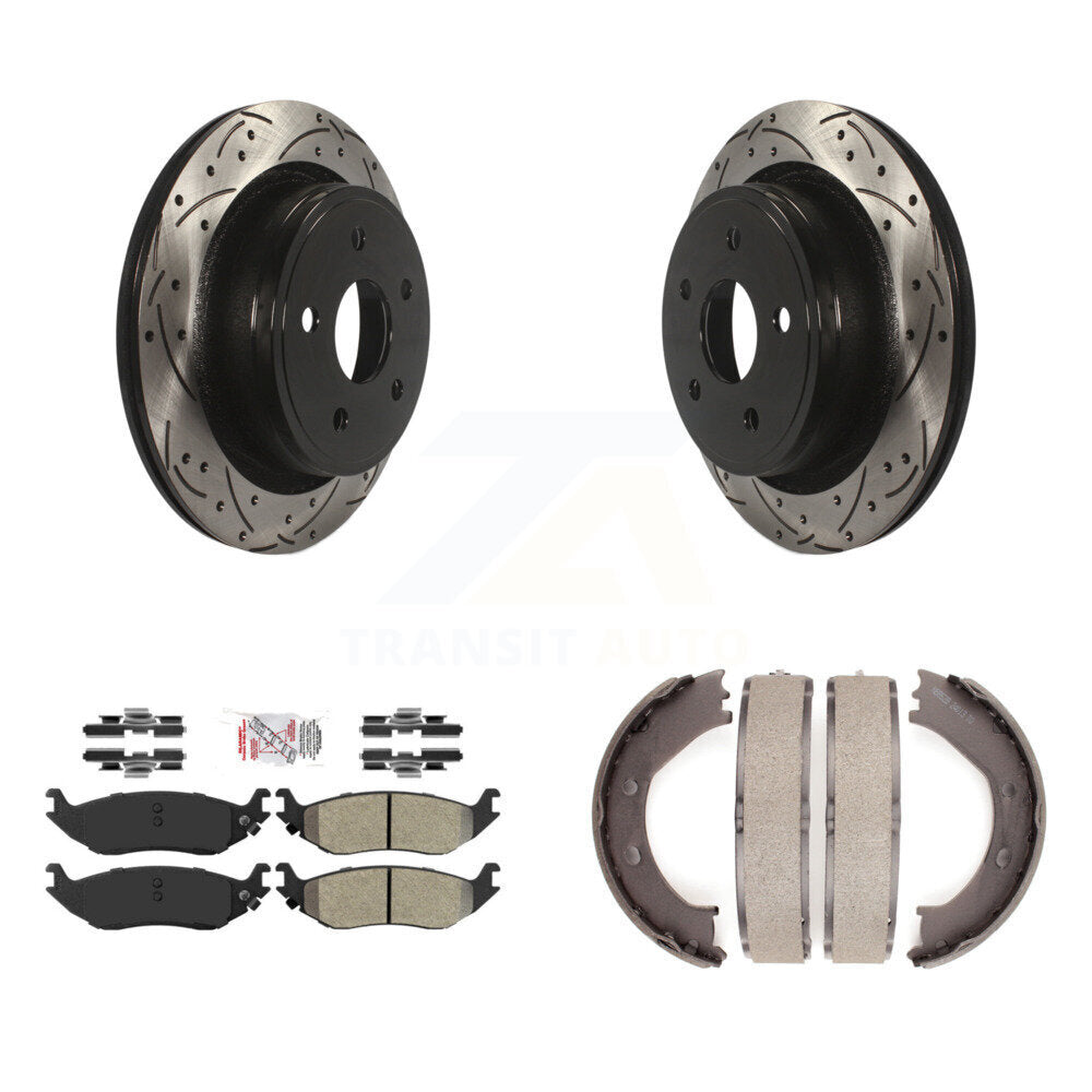 Coated Disc Rotors and Semi-Metallic Brake Pads Kit-KDA-103462 - Kit.bestparts.ca Kit.bestparts.ca