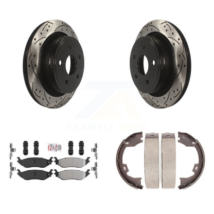 Coated Disc Rotors and Semi-Metallic Brake Pads Kit-KDA-103463 - Kit.bestparts.ca