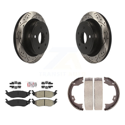 Coated Disc Rotors and Semi-Metallic Brake Pads Kit-KDA-103464 - Kit.bestparts.ca