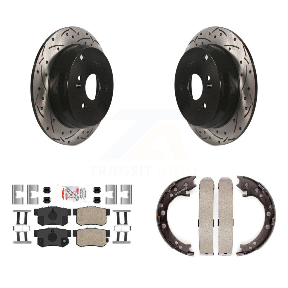 Coated Disc Rotors and Ceramic Brake Pads Kit-KDA-103484 - Kit.bestparts.ca
