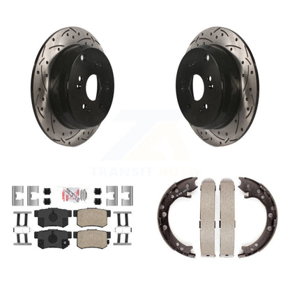 Coated Disc Rotors and Ceramic Brake Pads Kit-KDA-103484 - Kit.bestparts.ca