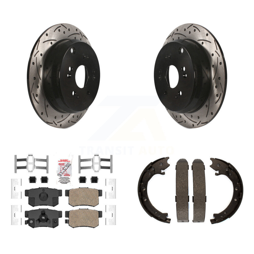 Coated Disc Rotors and Ceramic Brake Pads Kit-KDA-103487 - Kit.bestparts.ca