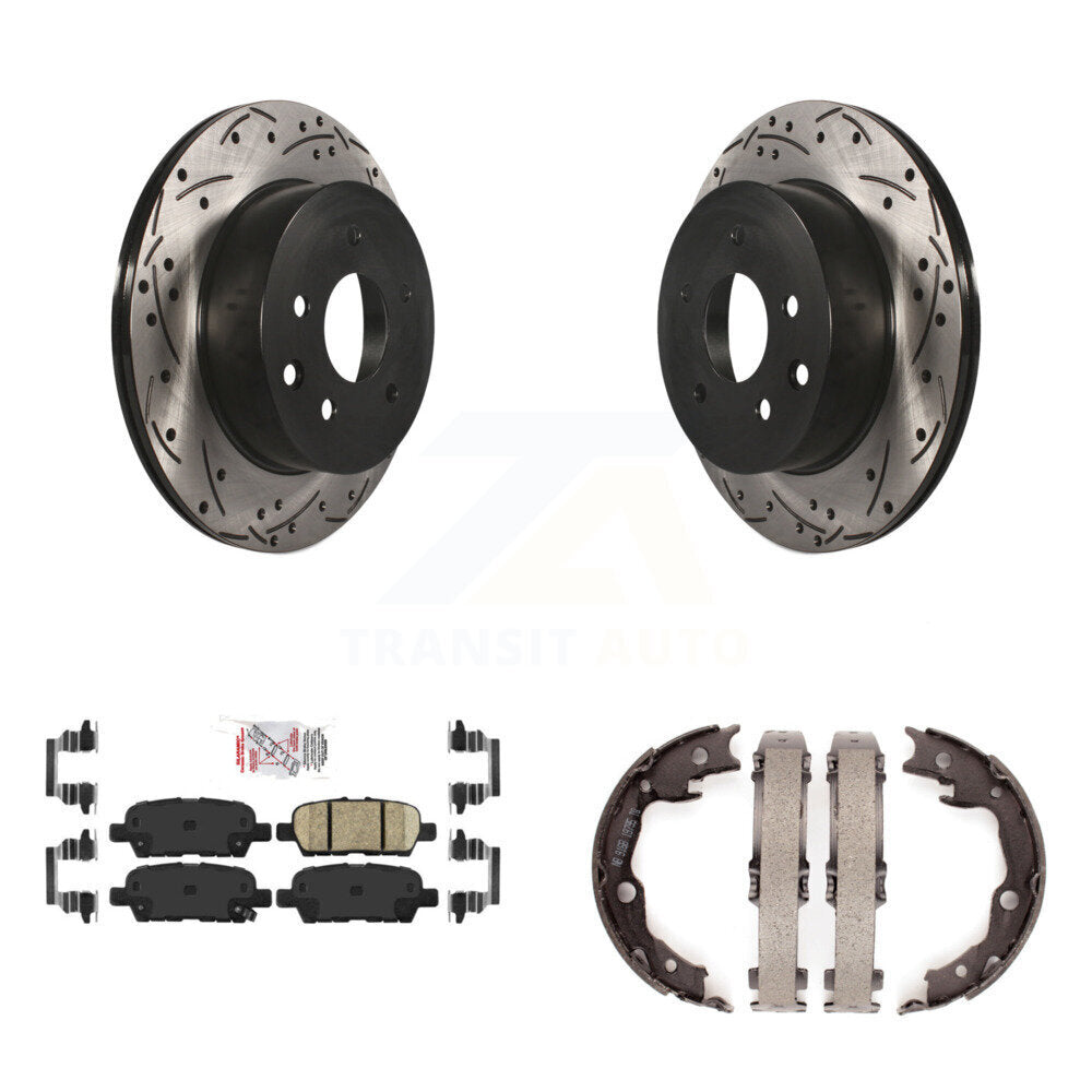 Coated Disc Rotors and Ceramic Brake Pads Kit-KDA-103488 - Kit.bestparts.ca