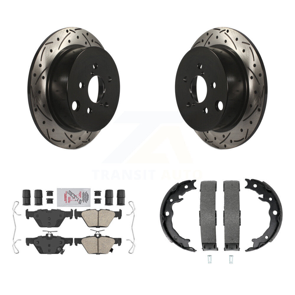 Coated Disc Rotors and Ceramic Brake Pads Kit-KDA-103509 - Kit.bestparts.ca
