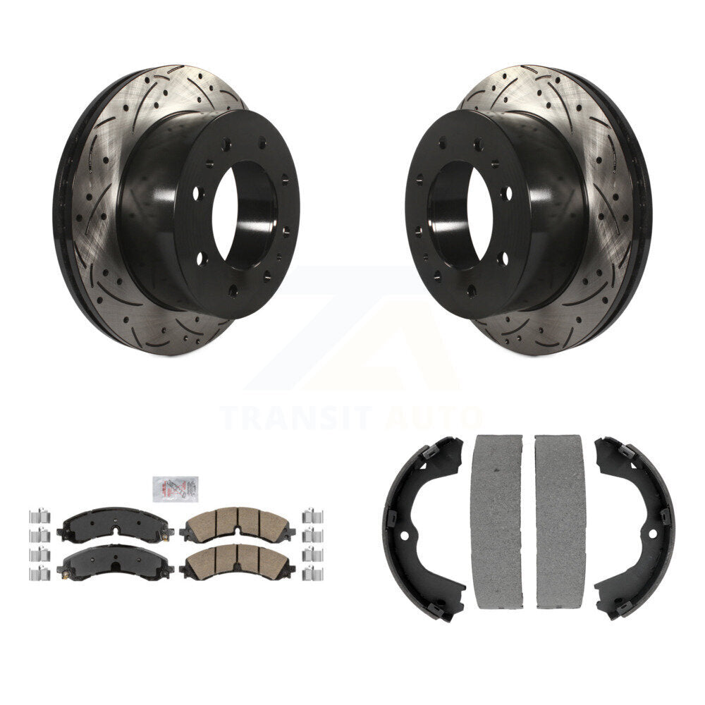 Coated Disc Rotors and Ceramic Brake Pads Kit-KDA-103519 - Kit.bestparts.ca
