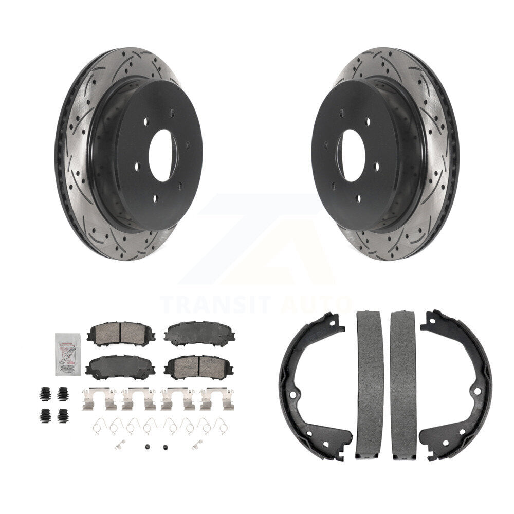 Coated Disc Rotors and Ceramic Brake Pads Kit-KDA-103521 - Kit.bestparts.ca
