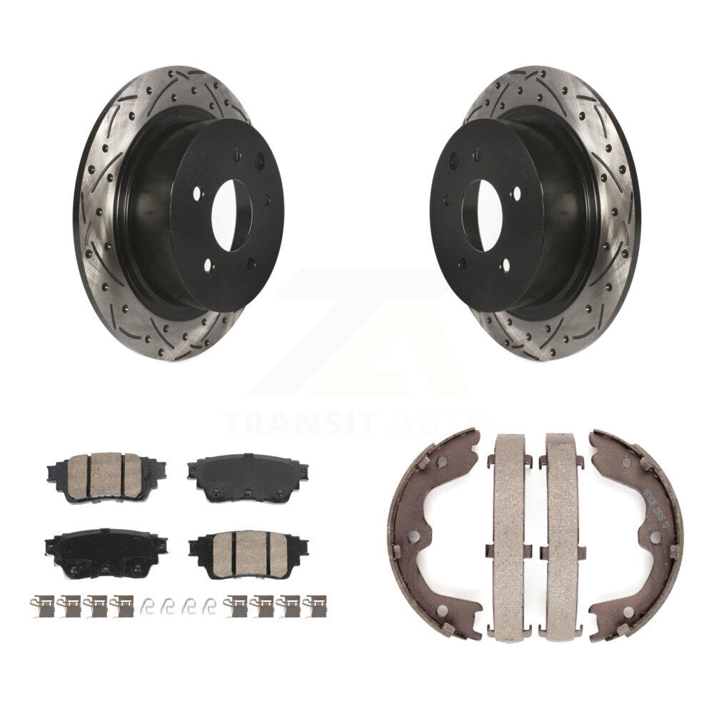 Coated Disc Rotors and Ceramic Brake Pads Kit-KDA-103534 - Kit.bestparts.ca