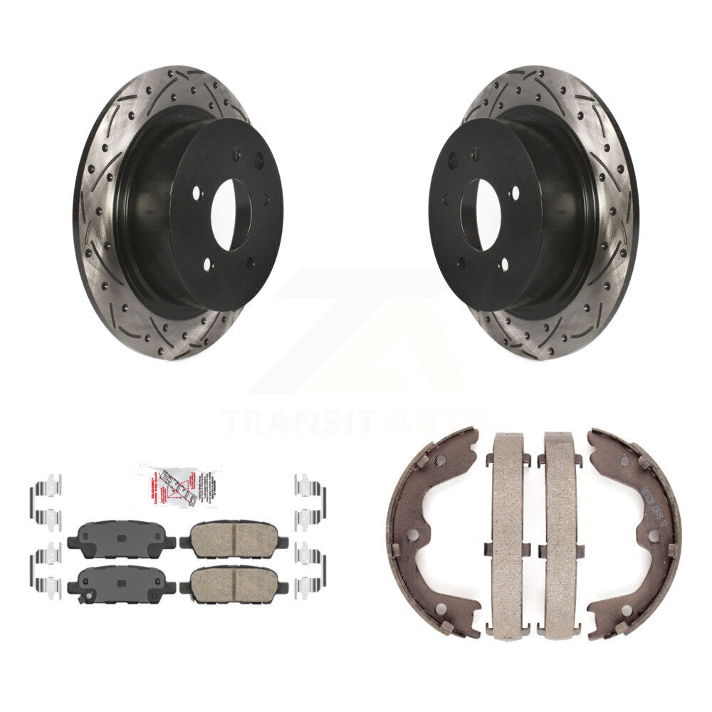Coated Disc Rotors and Ceramic Brake Pads Kit-KDA-103538 - Kit.bestparts.ca