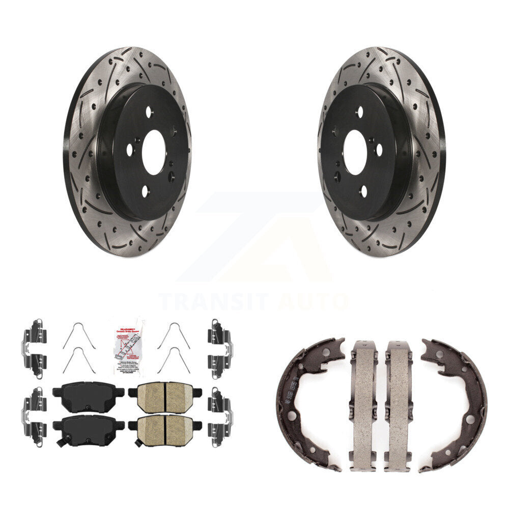 Coated Disc Rotors and Ceramic Brake Pads Kit-KDA-103539 - Kit.bestparts.ca