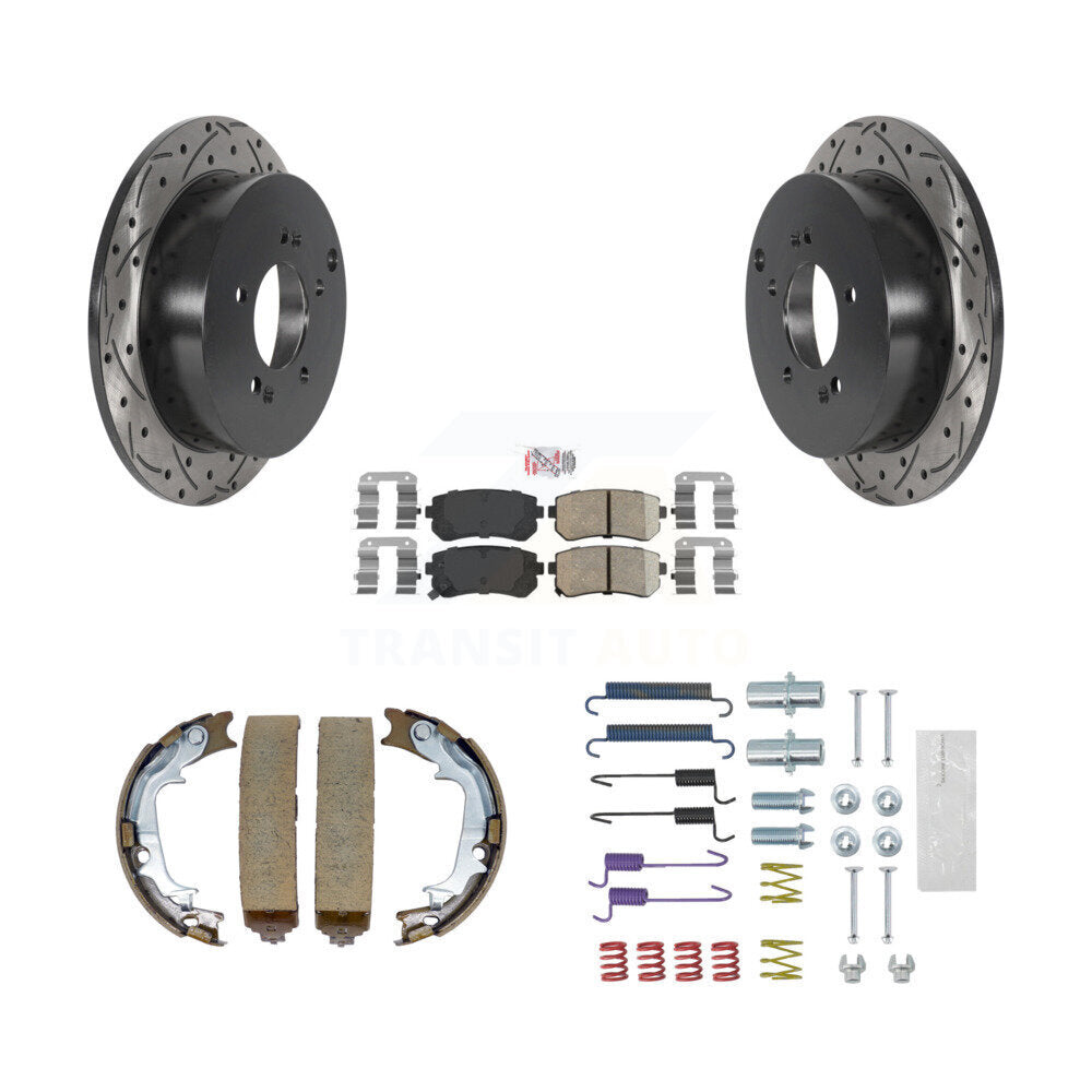 Coated Disc Rotors and Ceramic Brake Pads Kit-KDA-103585 - Kit.bestparts.ca