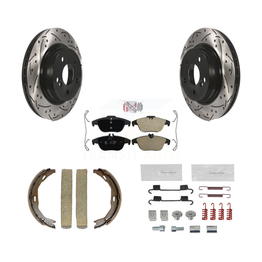 Coated Disc Rotors and Semi-Metallic Brake Pads Kit-KDA-103602 - Kit.bestparts.ca