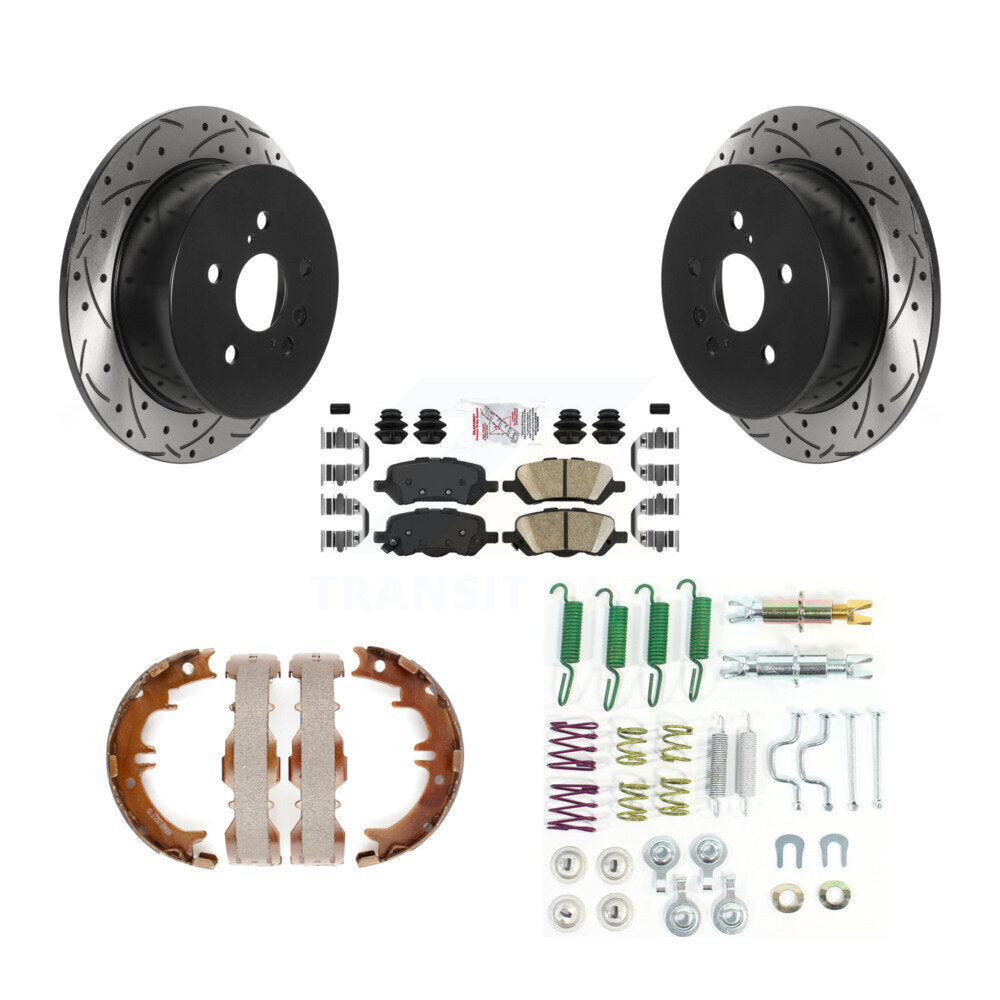 Coated Disc Rotors and Ceramic Brake Pads Kit-KDA-103614 - Kit.bestparts.ca