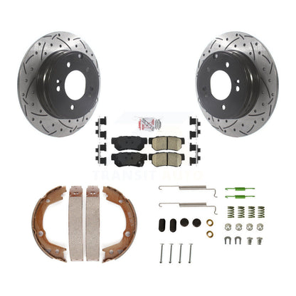 Coated Disc Rotors and Ceramic Brake Pads Kit-KDA-103639 - Kit.bestparts.ca