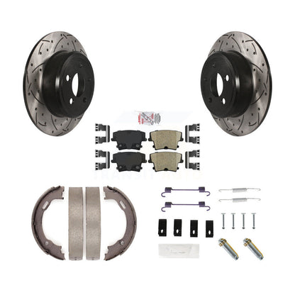 Coated Disc Rotors and Ceramic Brake Pads Kit-KDA-103655 - Kit.bestparts.ca