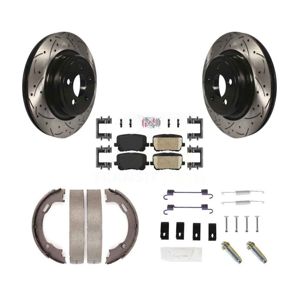 Coated Disc Rotors and Ceramic Brake Pads Kit-KDA-103658 - Kit.bestparts.ca Kit.bestparts.ca
