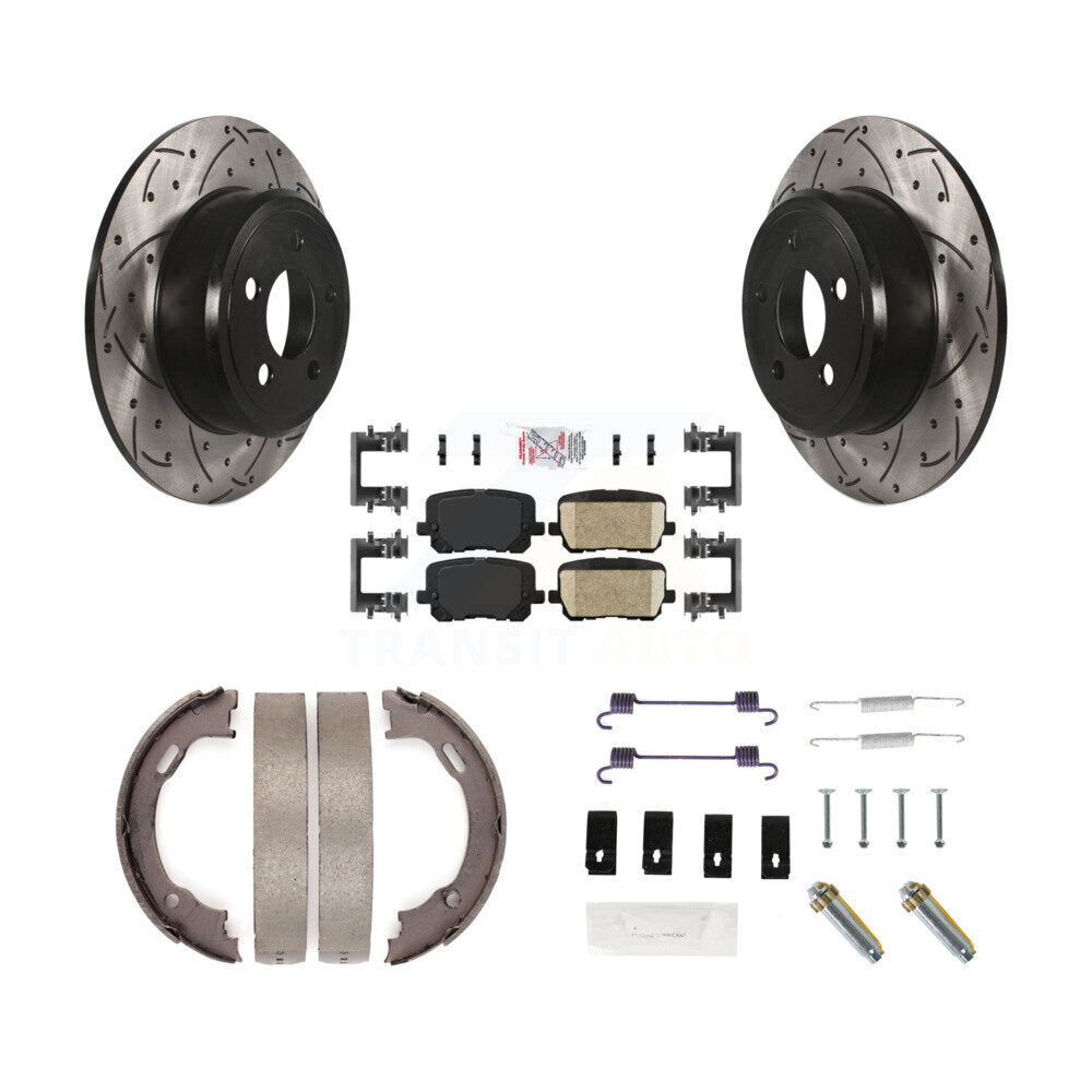 Coated Disc Rotors and Ceramic Brake Pads Kit-KDA-103660 - Kit.bestparts.ca