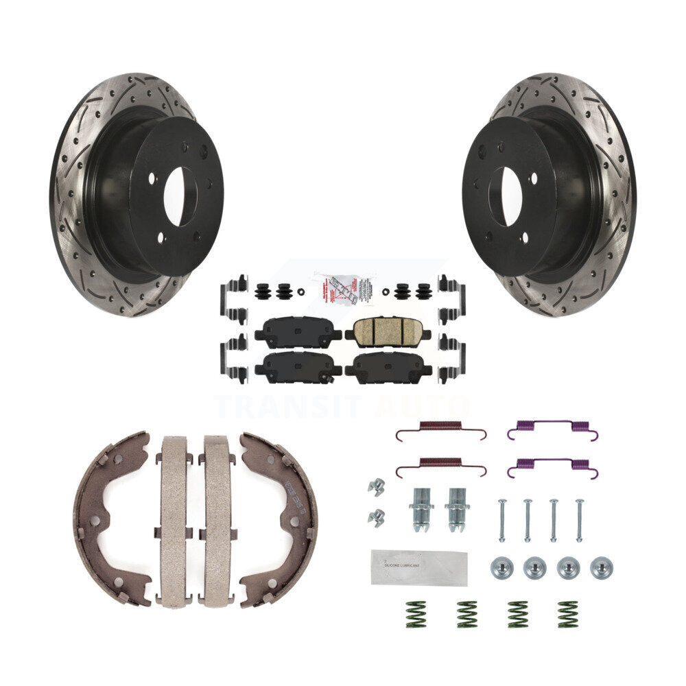 Coated Disc Rotors and Ceramic Brake Pads Kit-KDA-103678 - Kit.bestparts.ca