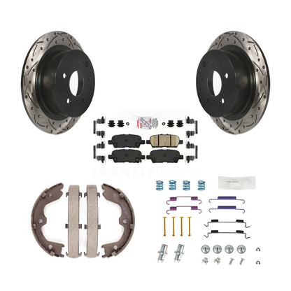 Coated Disc Rotors and Ceramic Brake Pads Kit-KDA-103680 - Kit.bestparts.ca