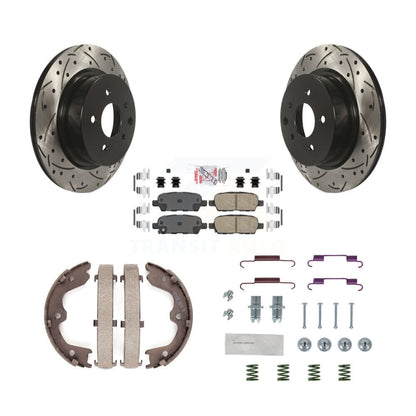 Coated Disc Rotors and Ceramic Brake Pads Kit-KDA-103697 - Kit.bestparts.ca