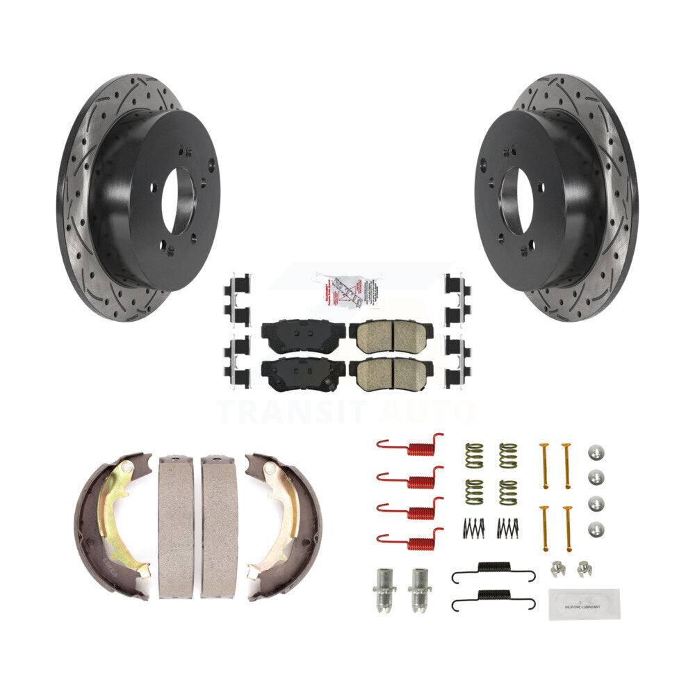 Coated Disc Rotors and Ceramic Brake Pads Kit-KDA-103702 - Kit.bestparts.ca