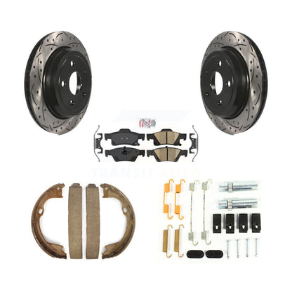 Coated Disc Rotors and Ceramic Brake Pads Kit-KDA-103707 - Kit.bestparts.ca