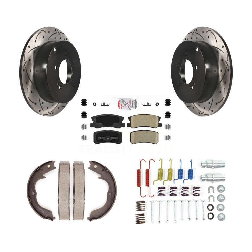 Coated Disc Rotors and Ceramic Brake Pads Kit-KDA-103731 - Kit.bestparts.ca